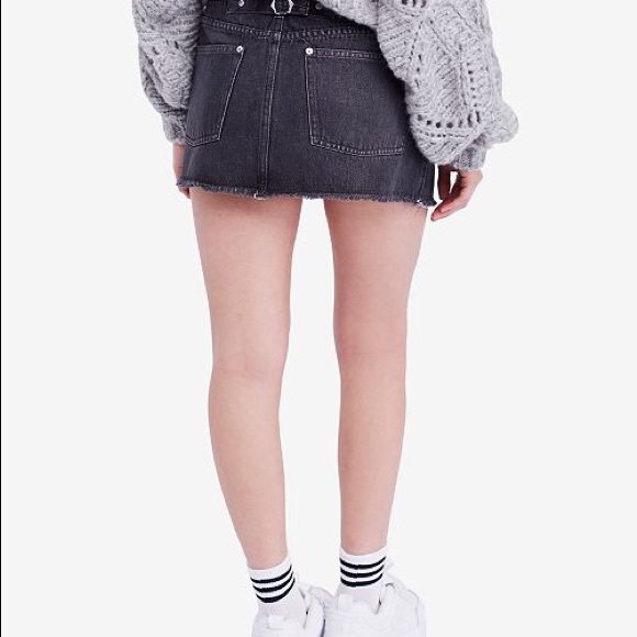 NWT Cotton Rugged Denim Mini Skirt - Picture 5 of 7